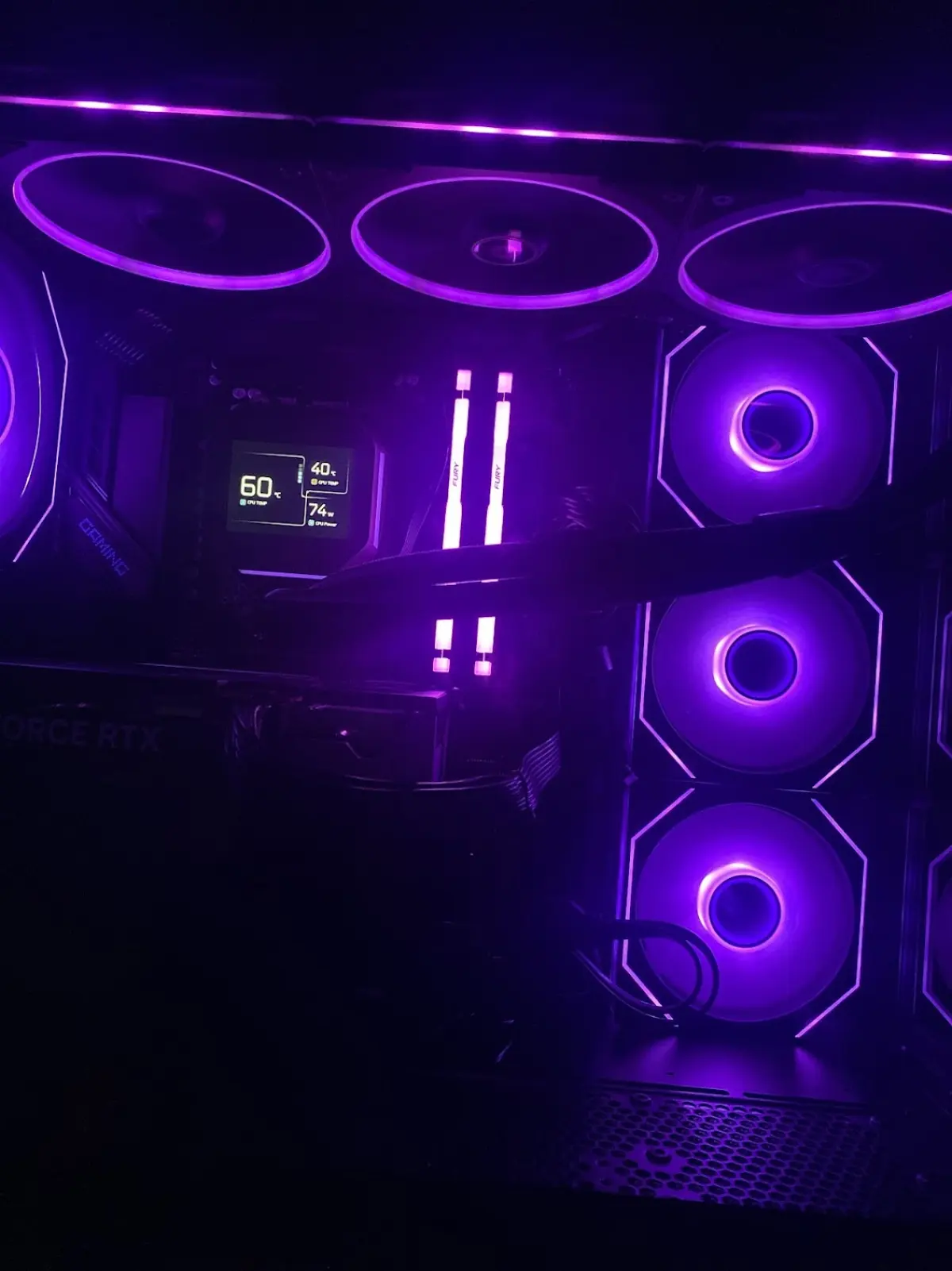 Custom gaming PC build gallery image